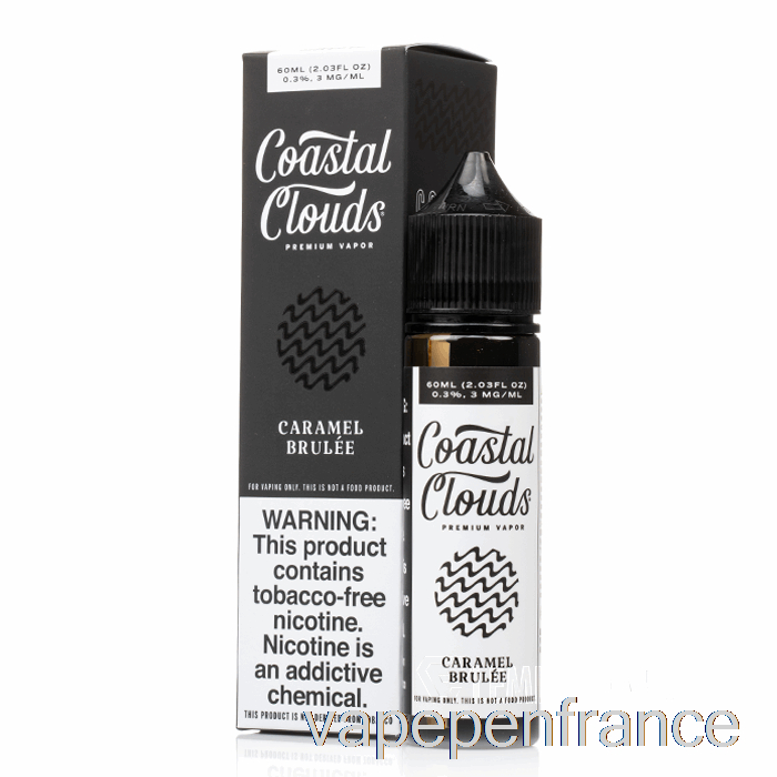 Caramel Brûlé - Nuages ​​côtiers Co. - Stylo Vape 60 Ml 0 Mg